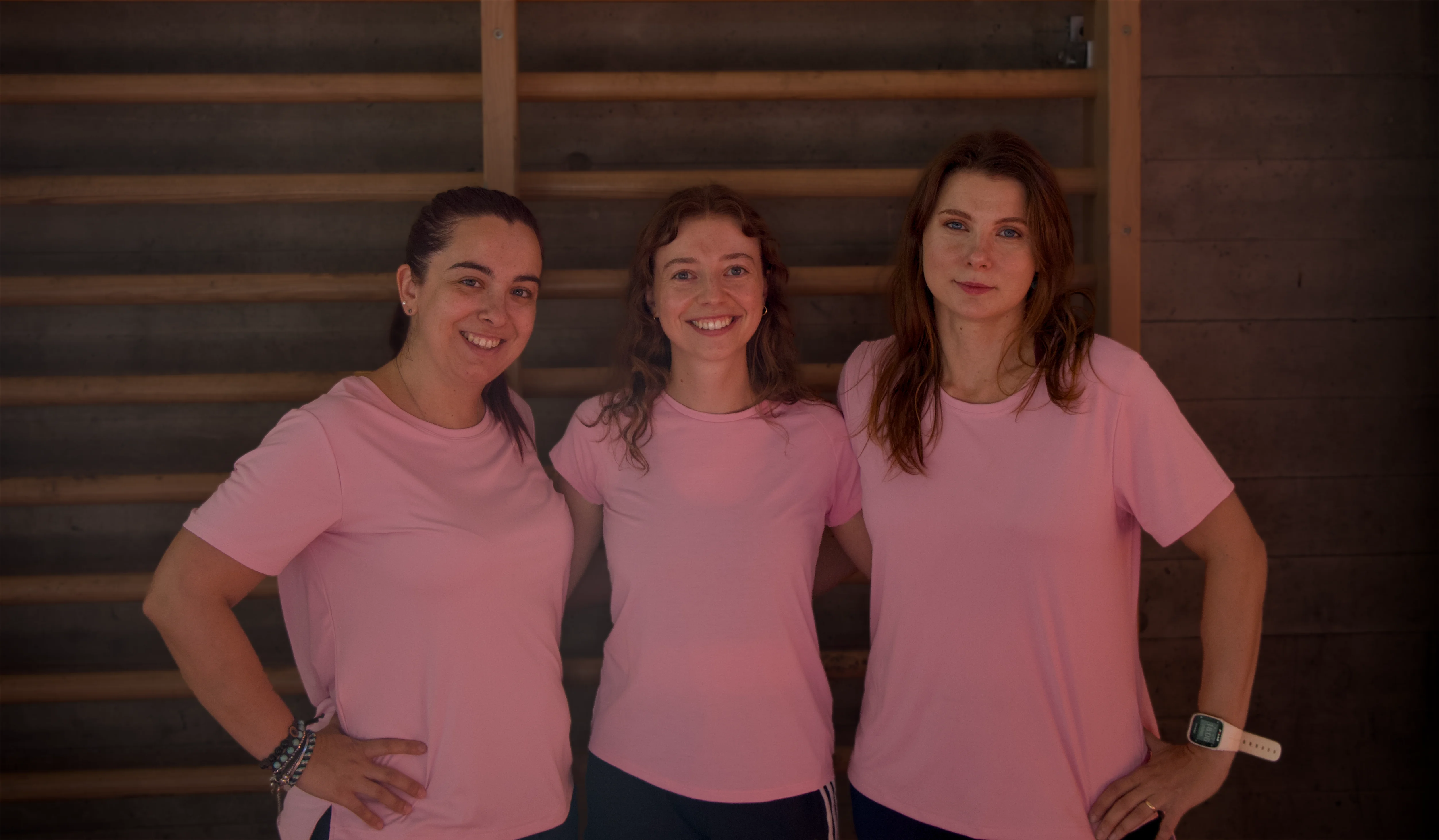 Les trois coachs de RollArt Academy sur la piste